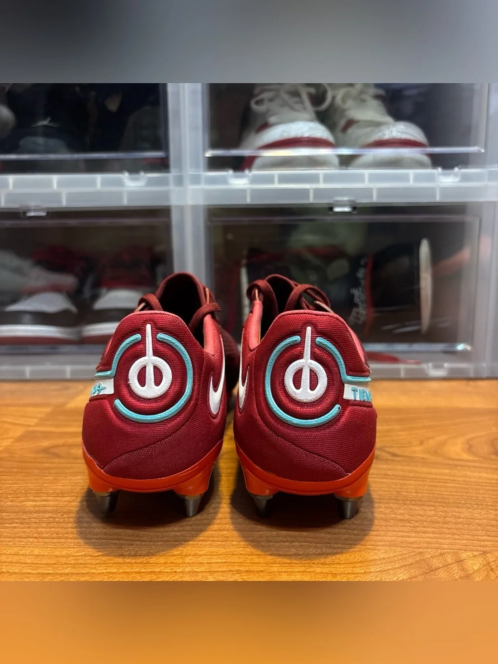 Nike Tiempo Legend 9 Elite SG Pro DJ8039-617 TeamRed Kangaroo Soccer Cleat Sz 7M